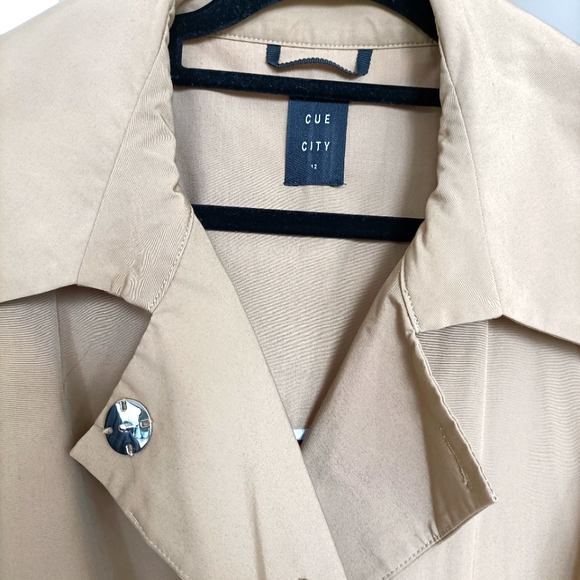 Cue - sleeveless trench size 12 - Picture 2 of 7